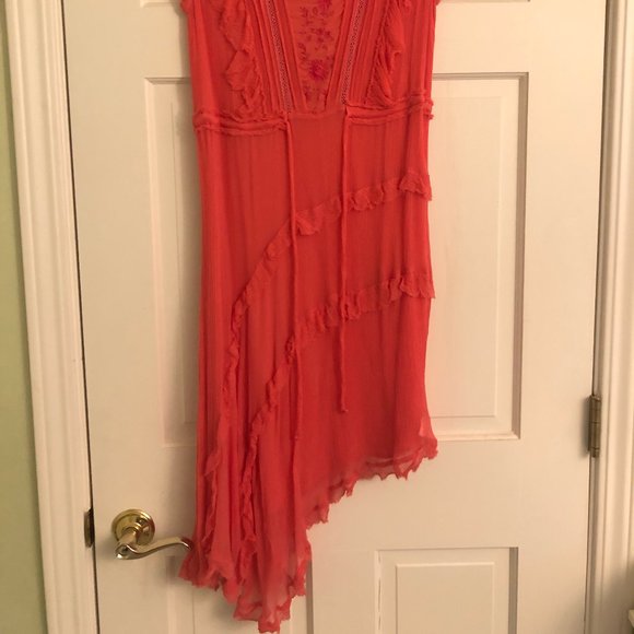 Allsaints Pink Embroidered Dress (Lena Kishani) - Picture 6 of 6